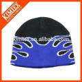 Cheap jacquard custom winter acrylic funny knitted beanie hat